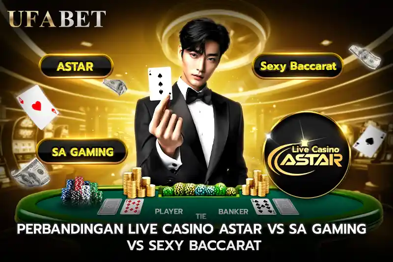 Perbandingan Live Casino ASTAR vs SA Gaming vs Sexy Baccarat